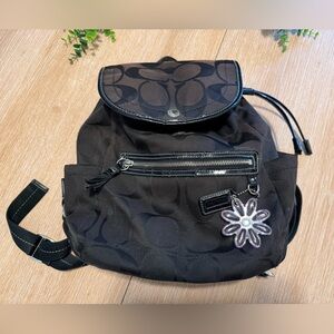 Coach backpack purse